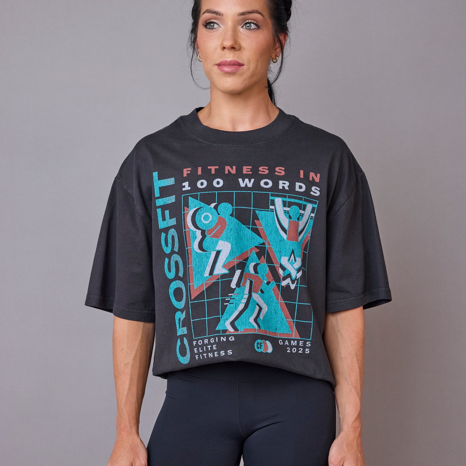 Unisex Games '25 Retro Grid Heavyweight Faded Tee