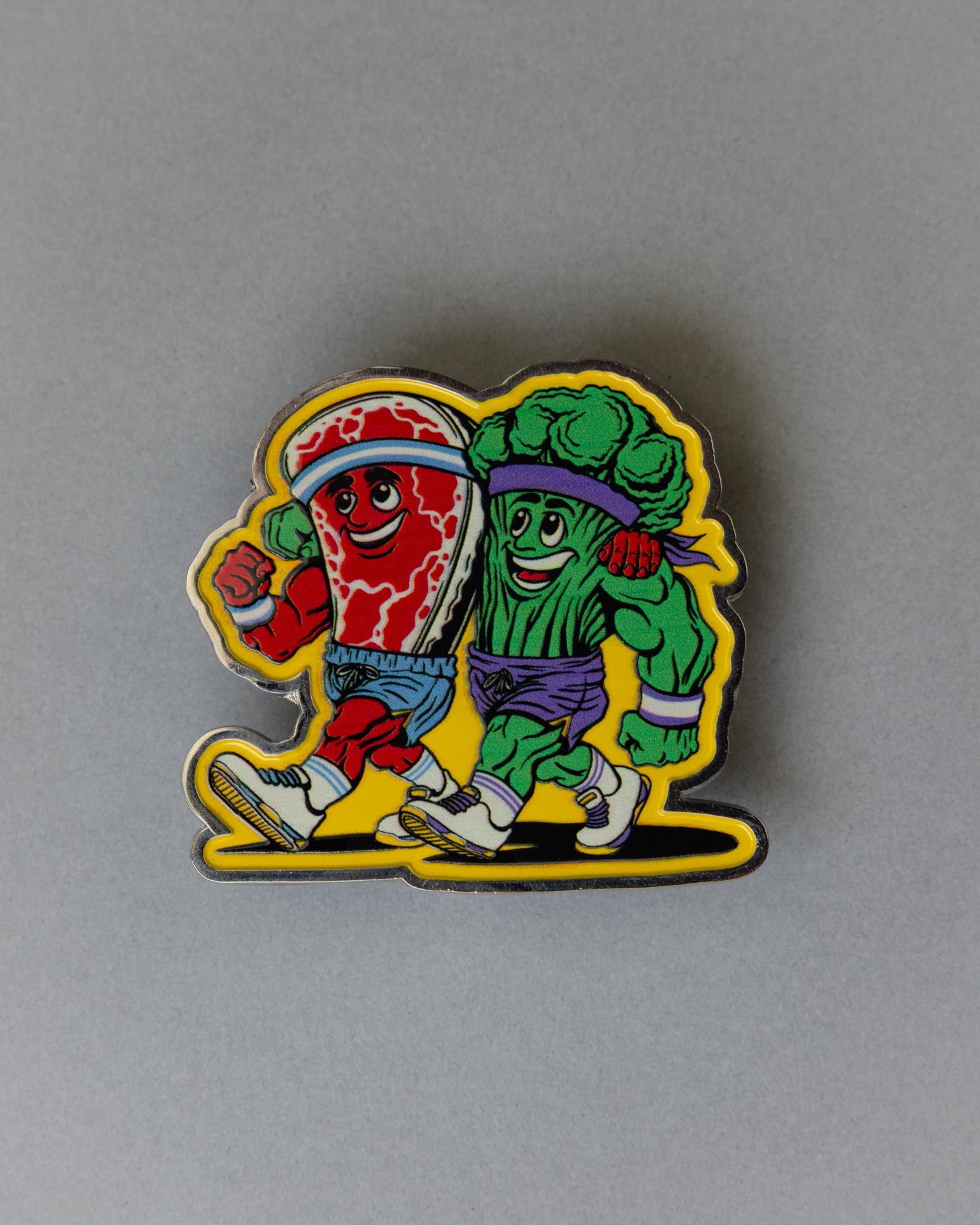 Meat & Veggies Enamel Pin