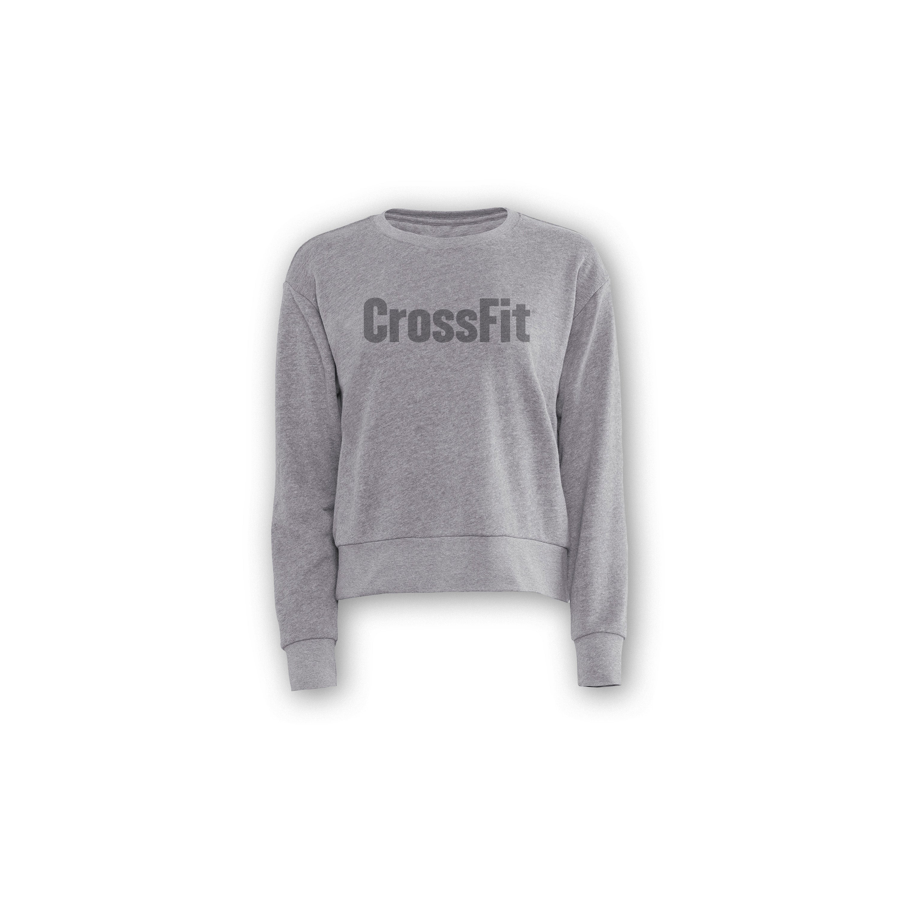 Women's CrossFit Crew Sweatshirt - Heather grey