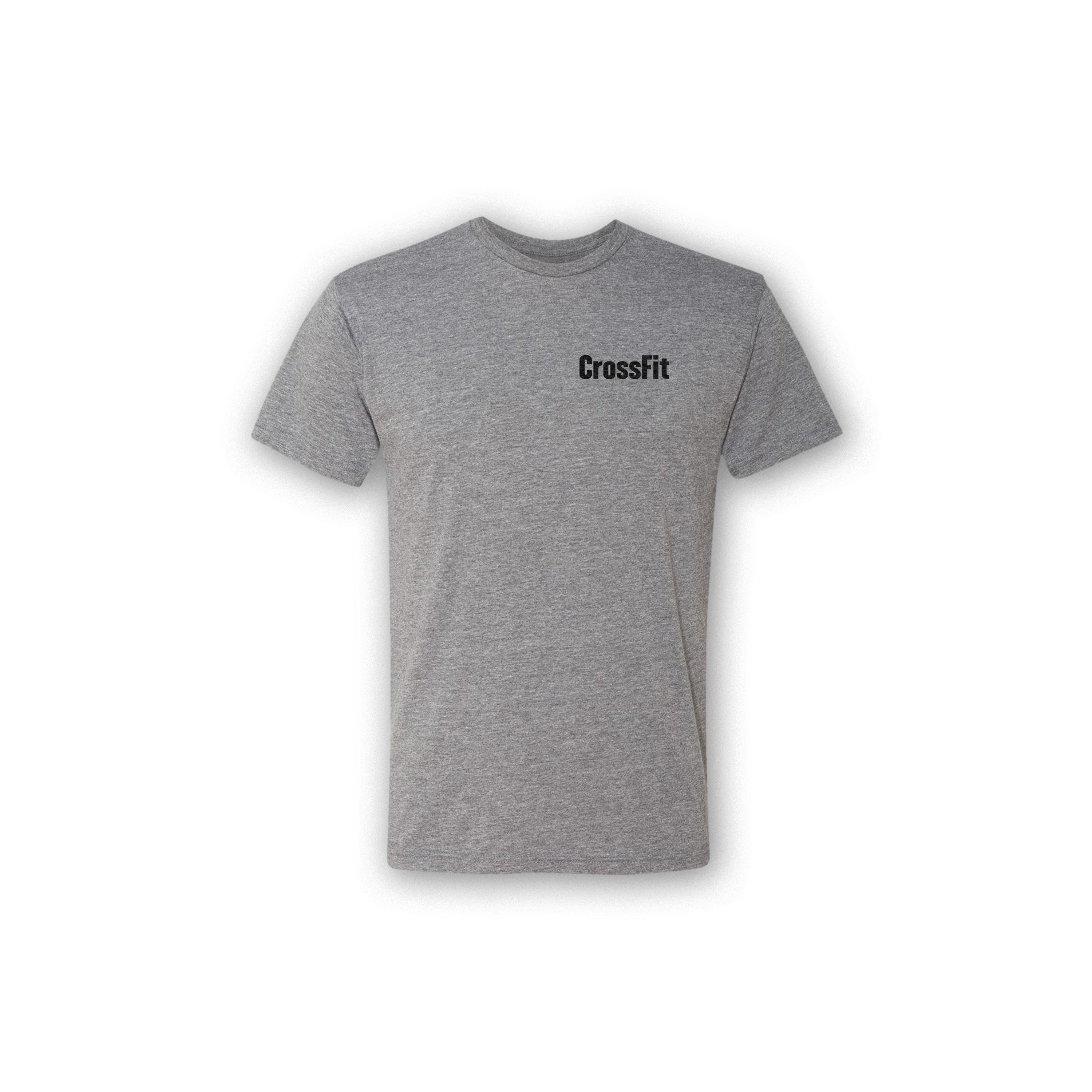 CrossFit Pyramid T-Shirt - Heather grey hover figure