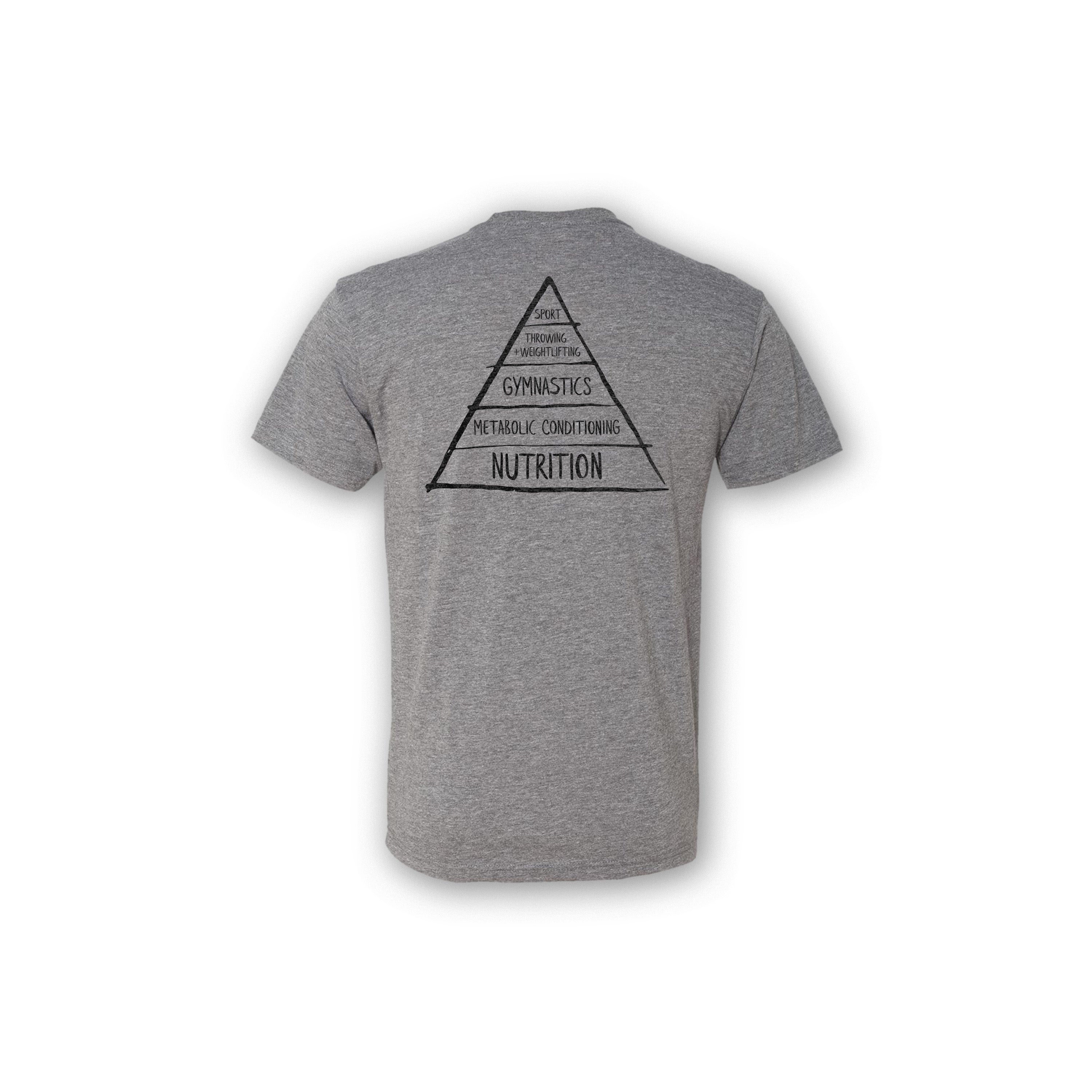 CrossFit Pyramid T-Shirt - Heather grey