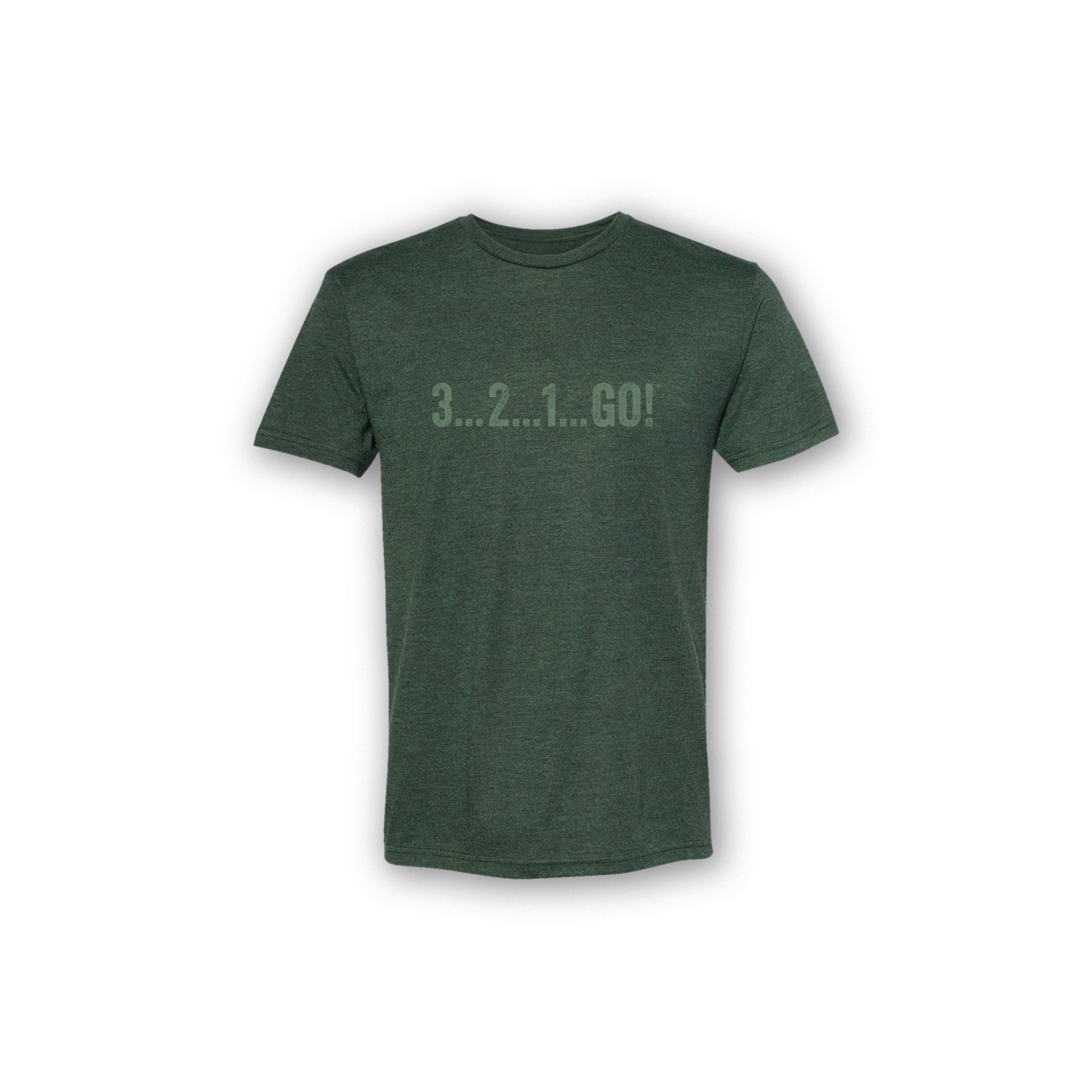 CrossFit 3...2...1...GO! T-Shirt - Forest green