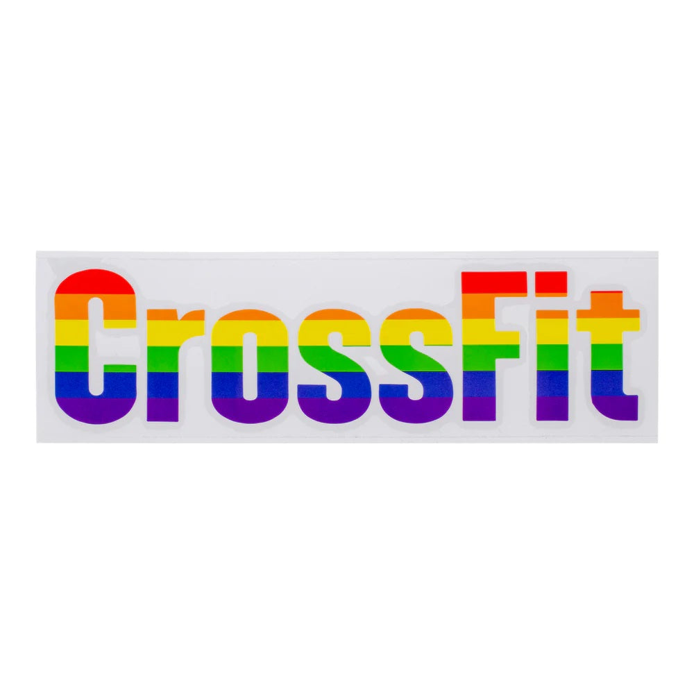 CrossFit Die Cut Rainbow Sticker