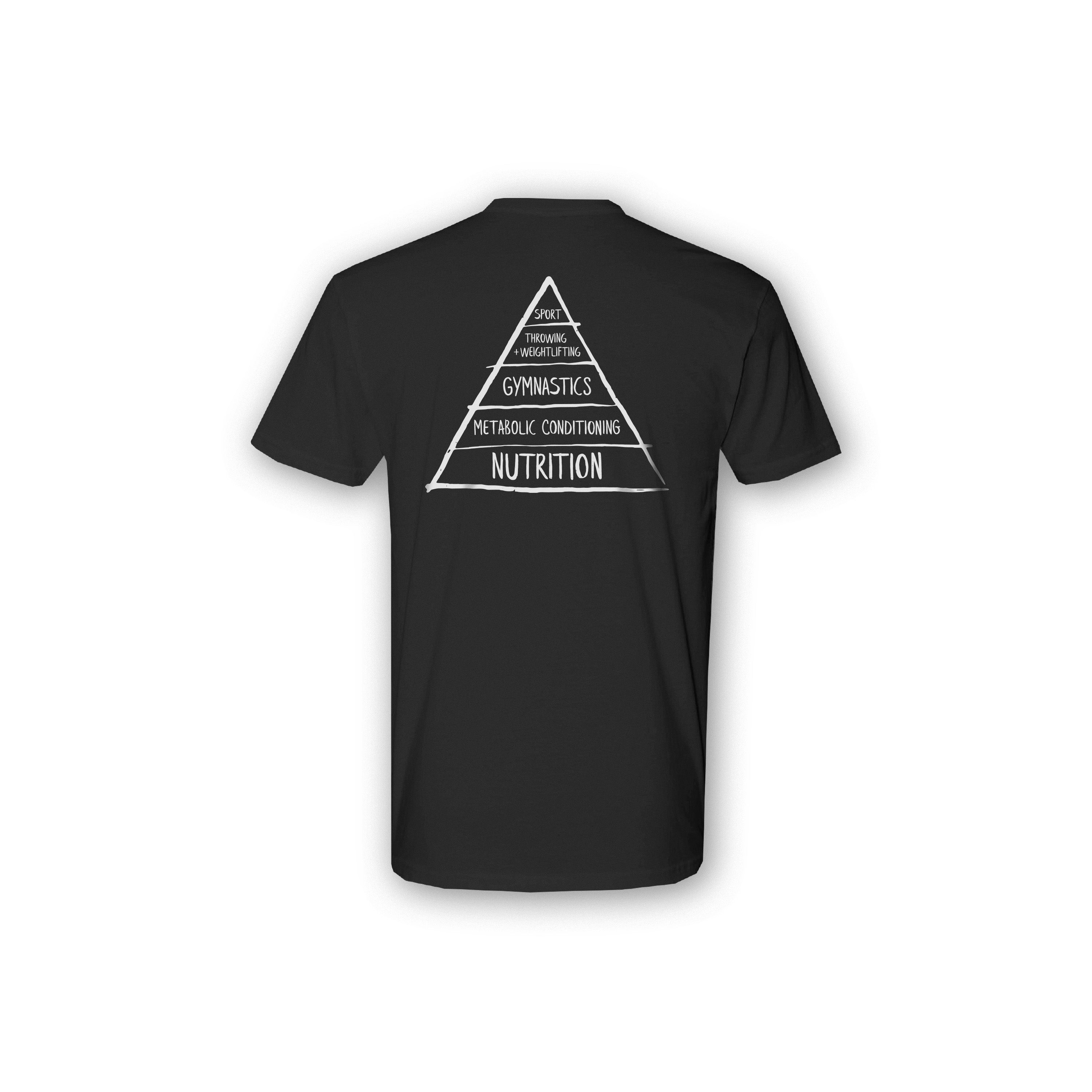 CrossFit Pyramid T-Shirt -  black