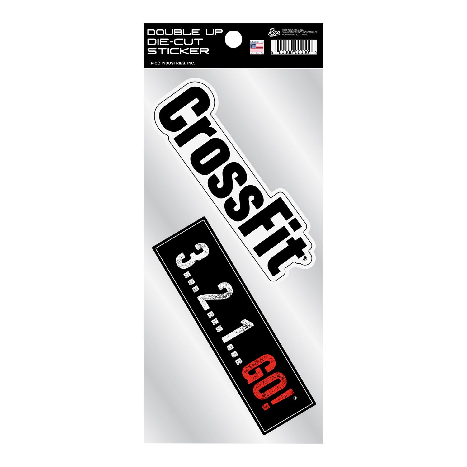 CrossFit Double-up Sticker Sheet - Multicolor