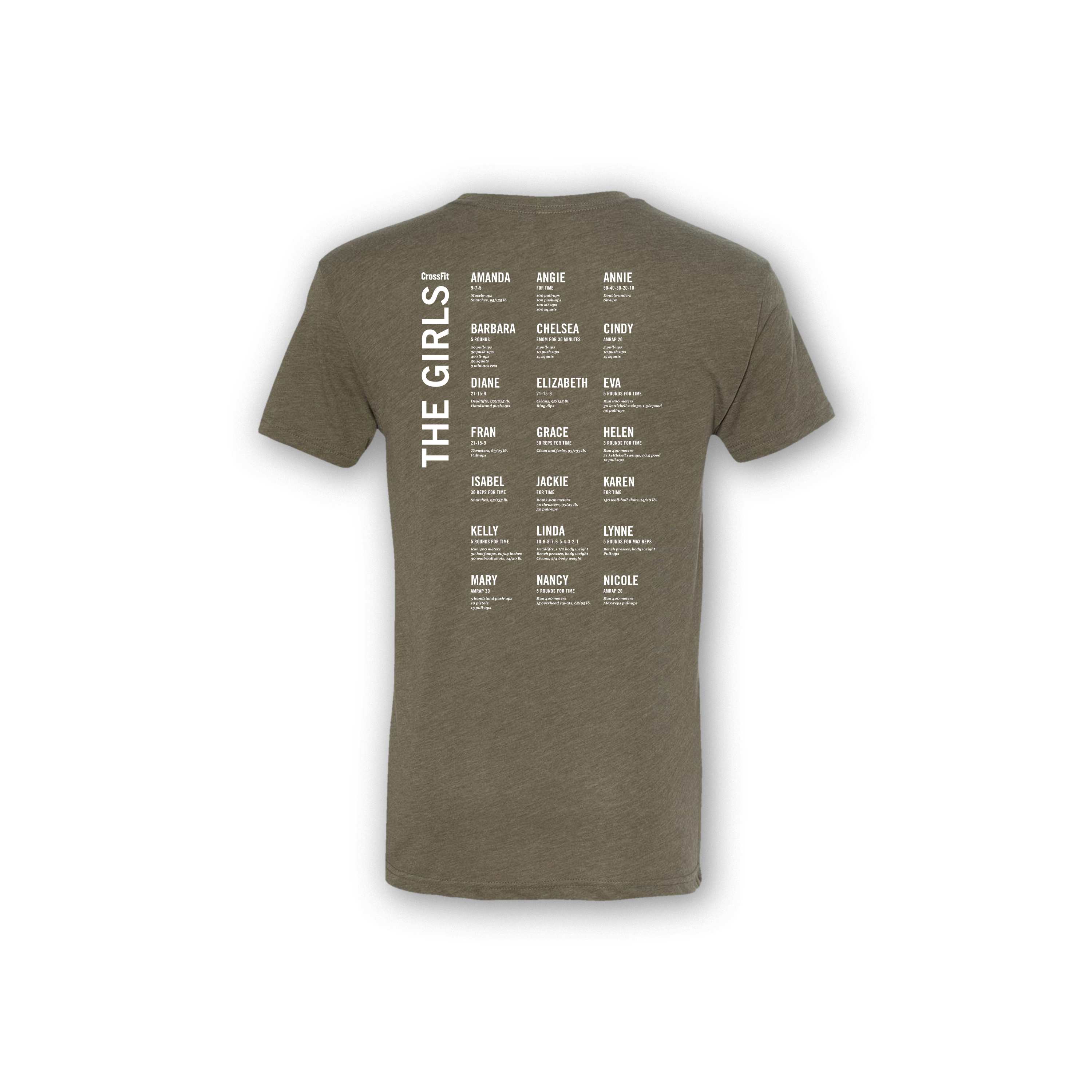 CrossFit The Girls T-Shirt - Military Green