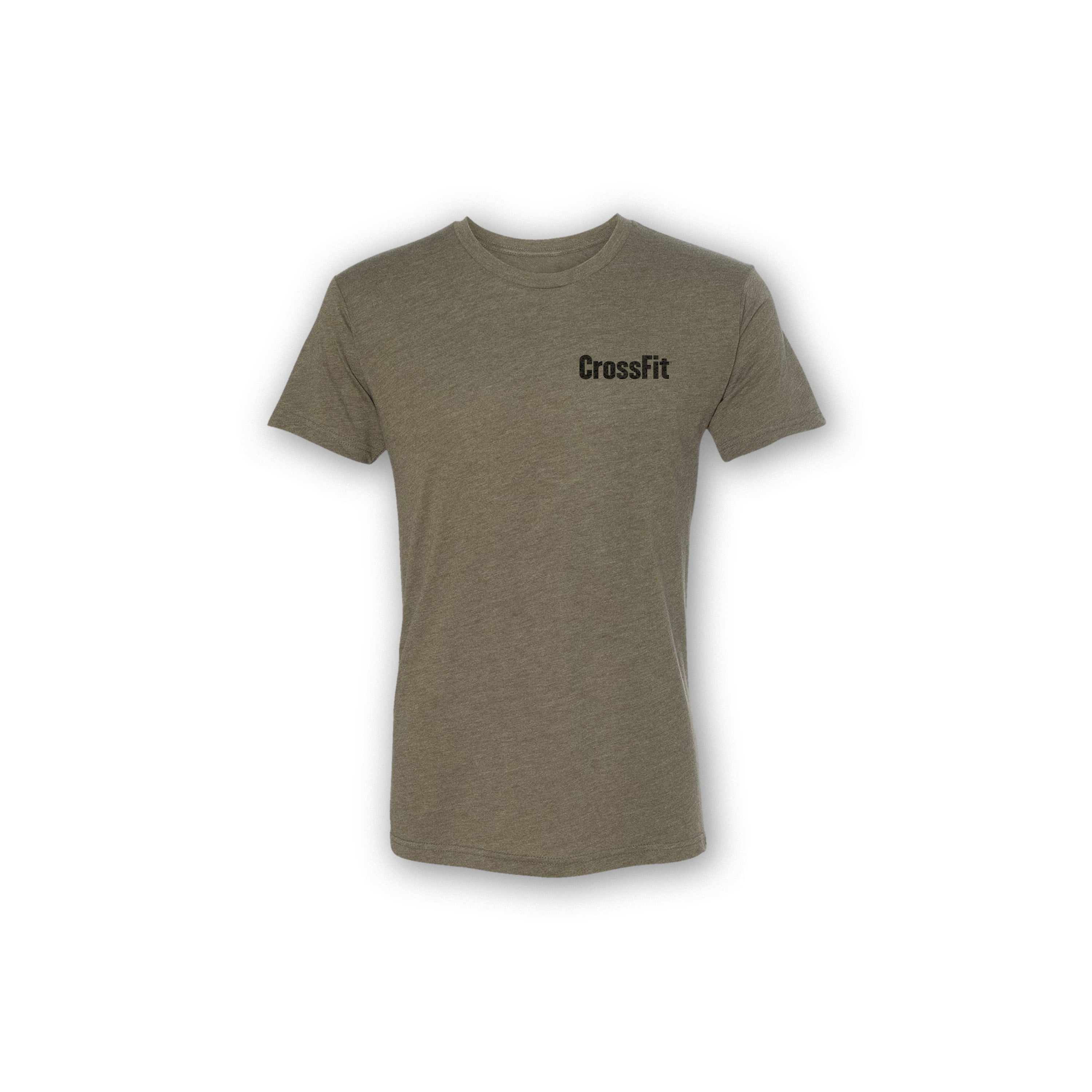 CrossFit Venn Diagram T-Shirt - Military green hover figure