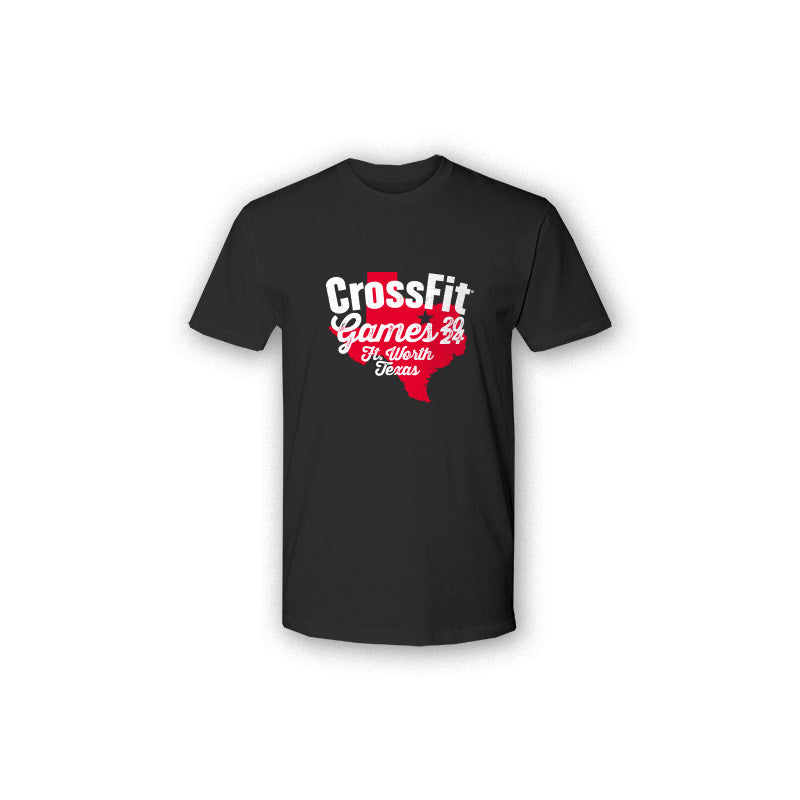 CrossFit Games Texas State T-Shirt -  black