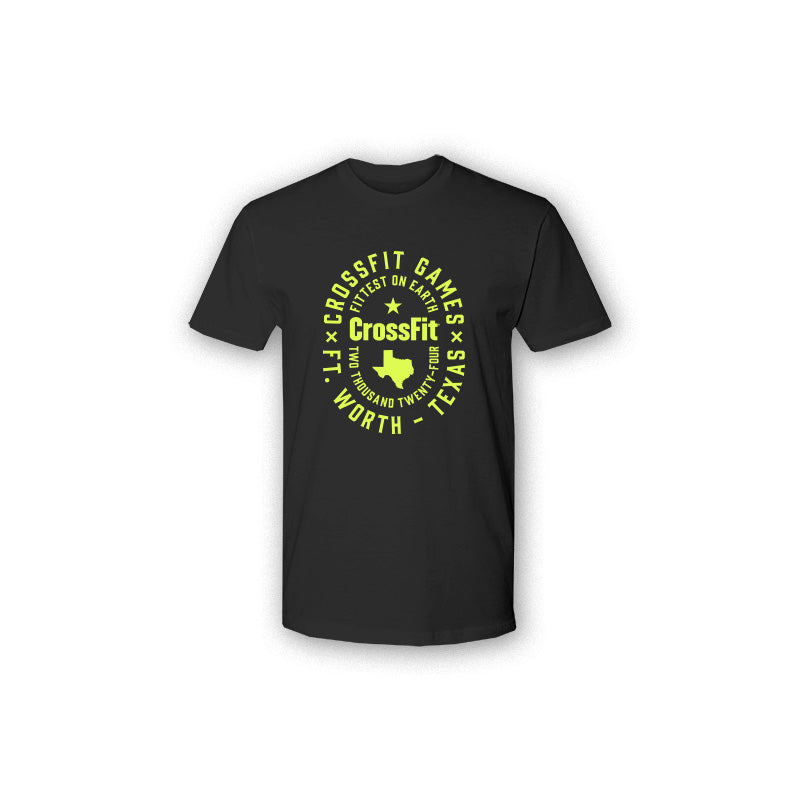 CrossFit Games Ft. Worth T-Shirt - Black /  neon