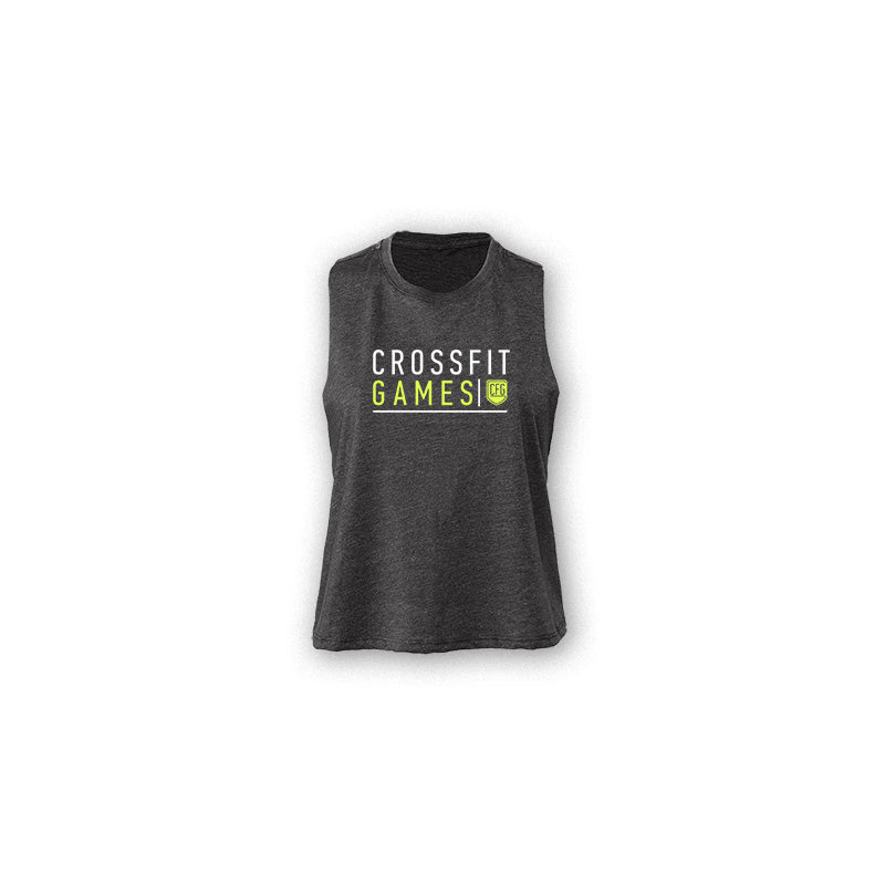 Women's CrossFit Games Primary Muscle Tank - Dark grey heather