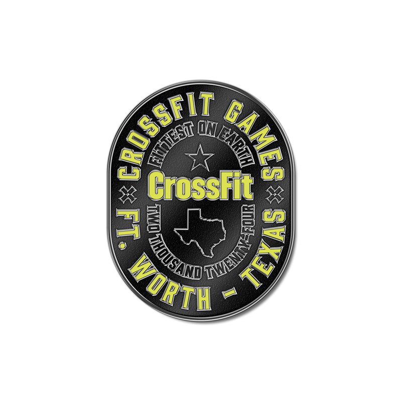 CrossFit Games 2024 Ft. Worth Pin - Neon /  black