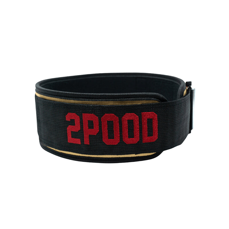 2POOD CF 100 Words 4" Weightlifting Belt