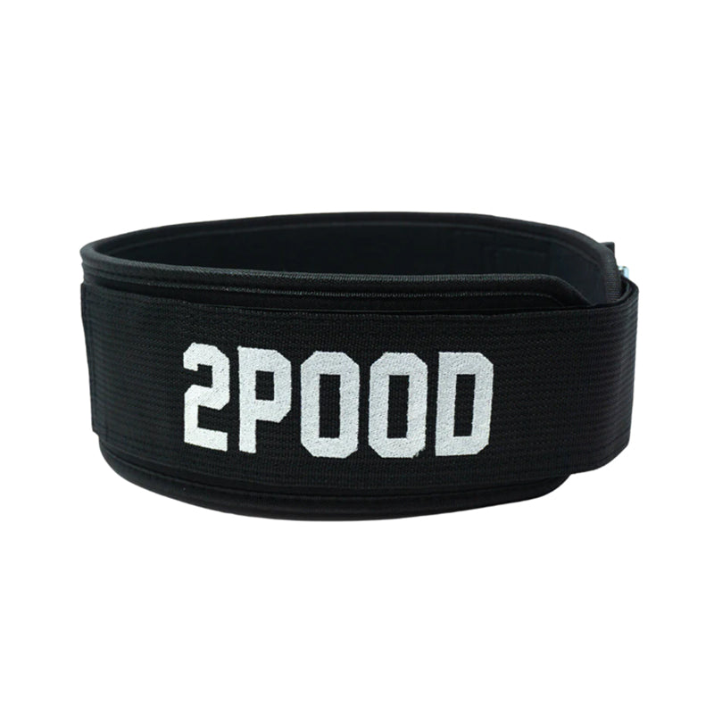 2POOD CF 4" Weightlifting Belt (Black)