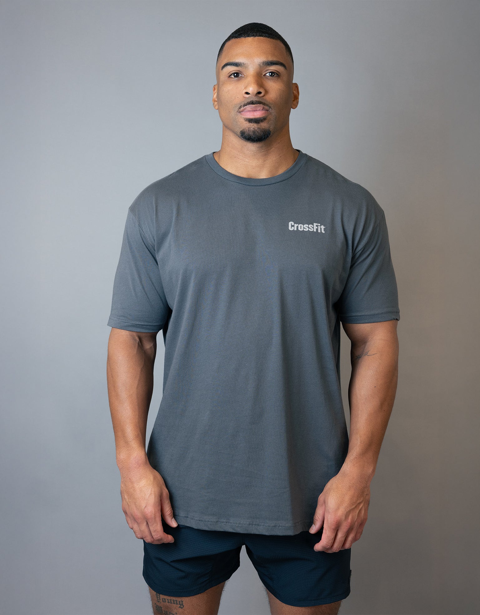 Men's Forging Elite Fitness Emblem Cotton Tee