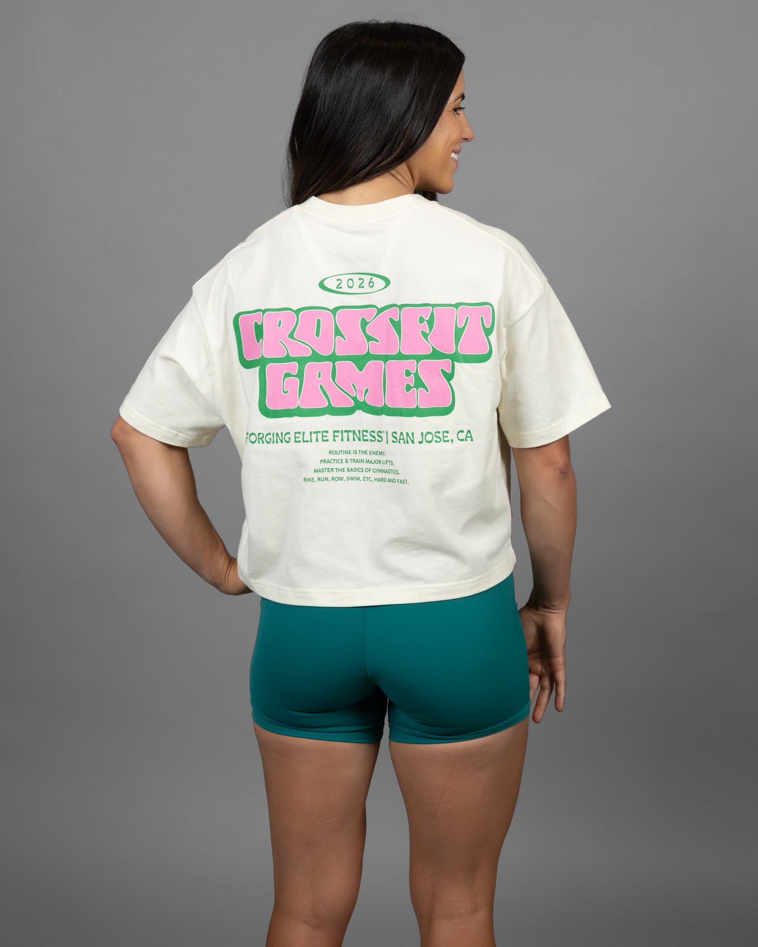 Games '26 San Groovy Crop Tee