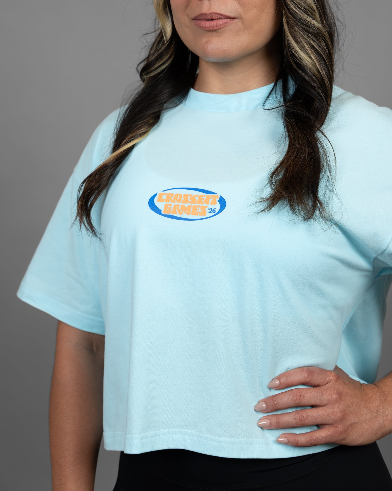 Games '26 San Groovy Crop Tee – CrossFit