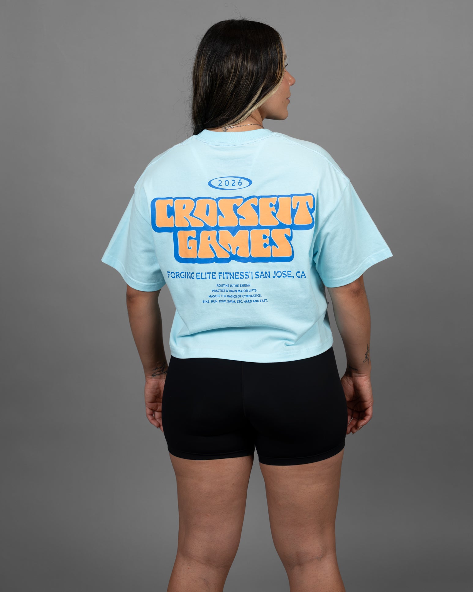 Games '26 San Groovy Crop Tee