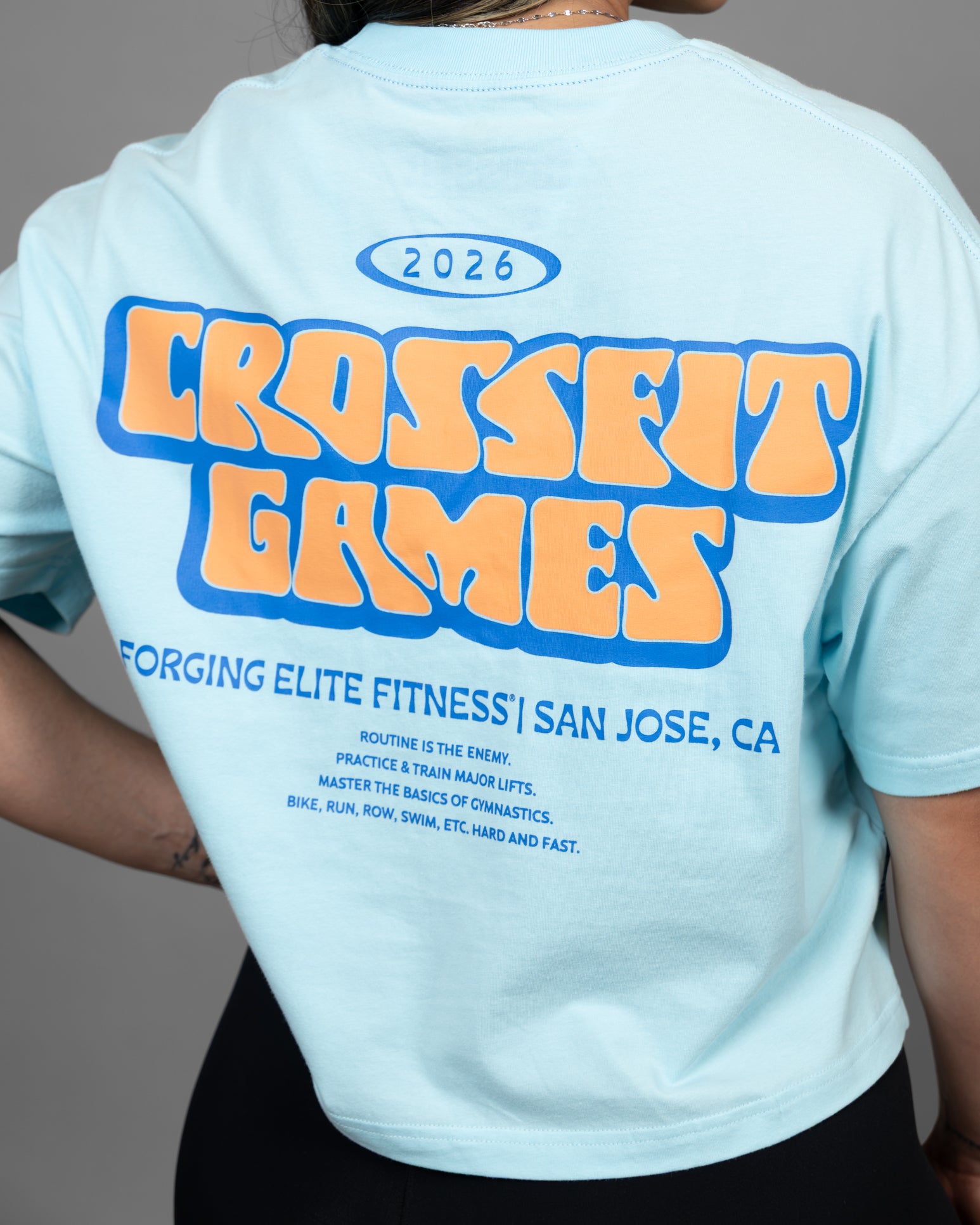 Games '26 San Groovy Crop Tee – CrossFit