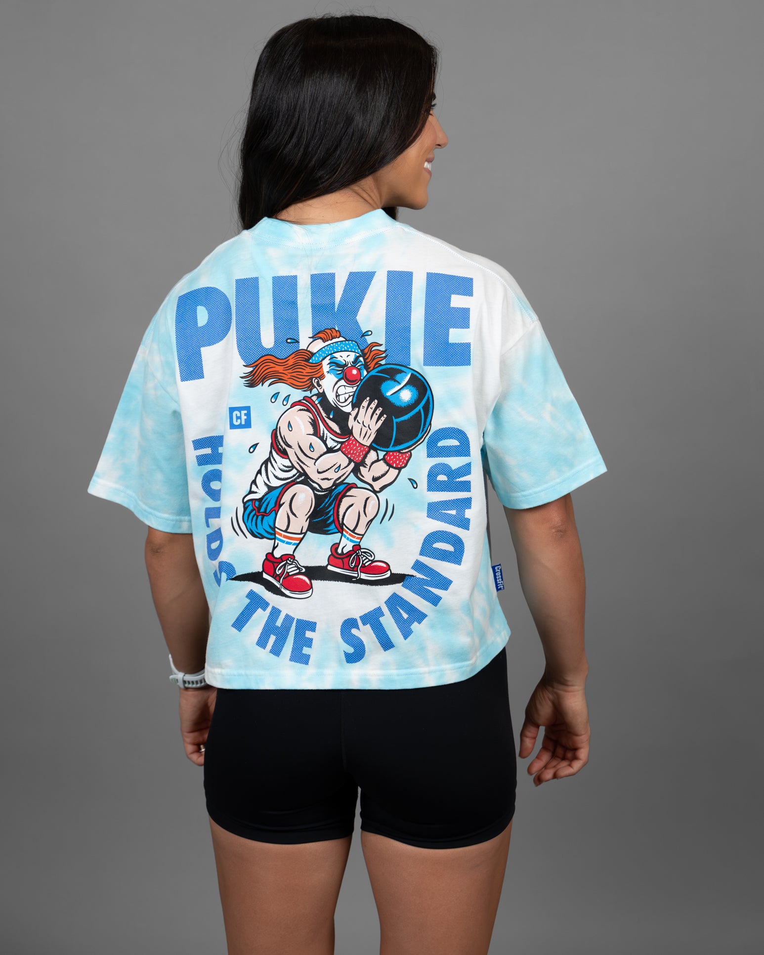 Pukie Holds The Standard Crop Tee