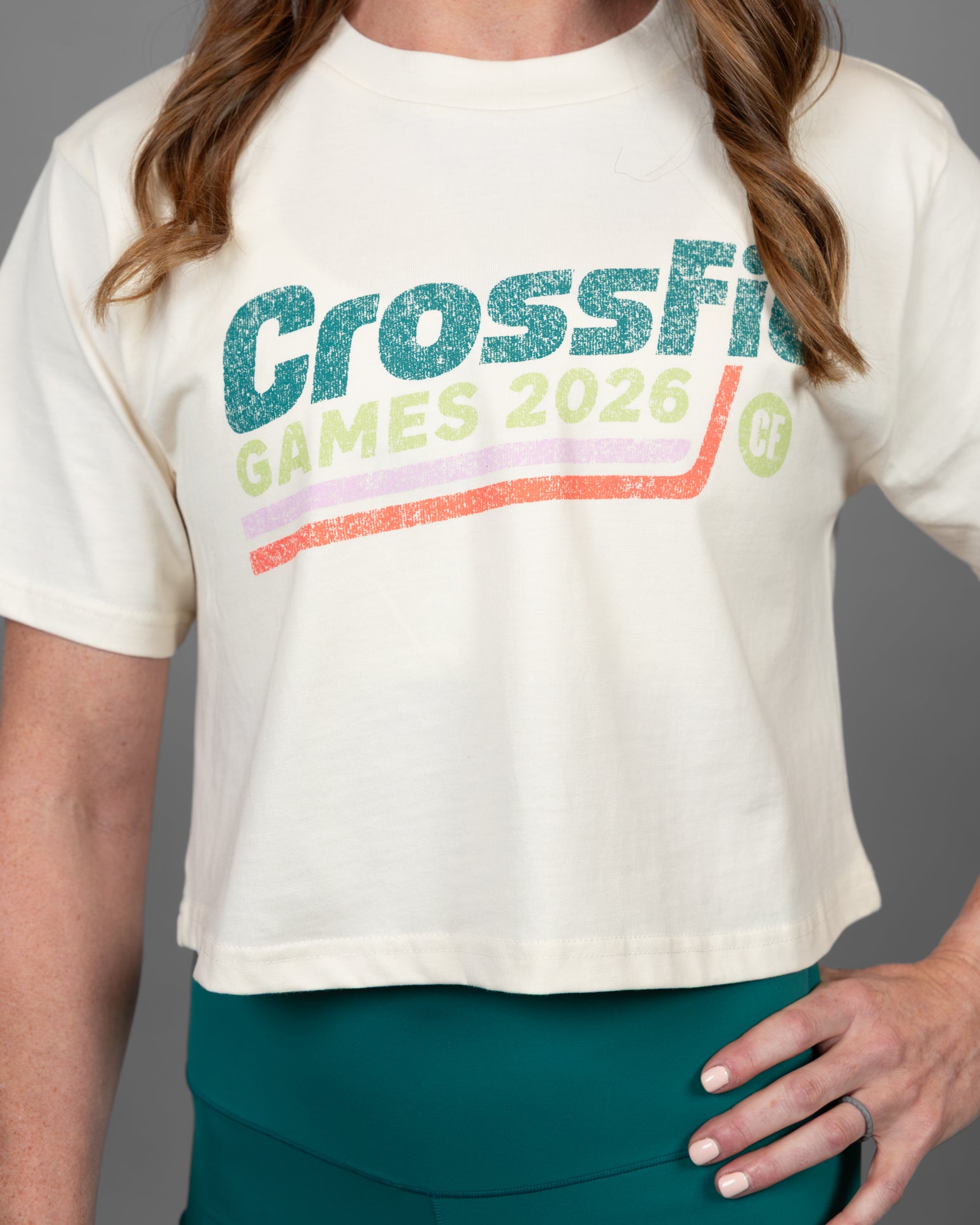 Women's Games '26 Vintage Crop Tee – CrossFit
