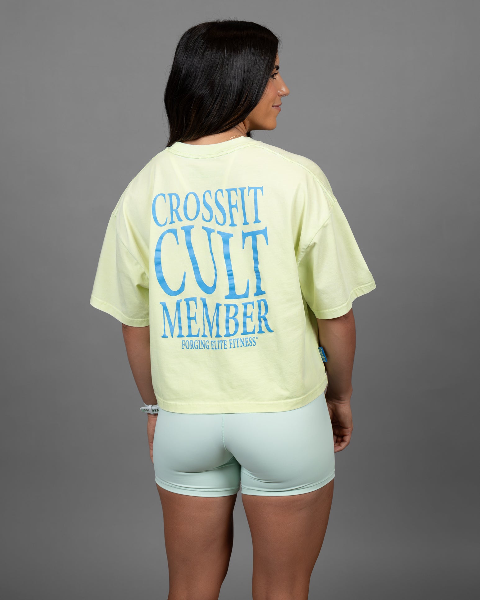 Women's Cult Member Stone Wash Crop Tee