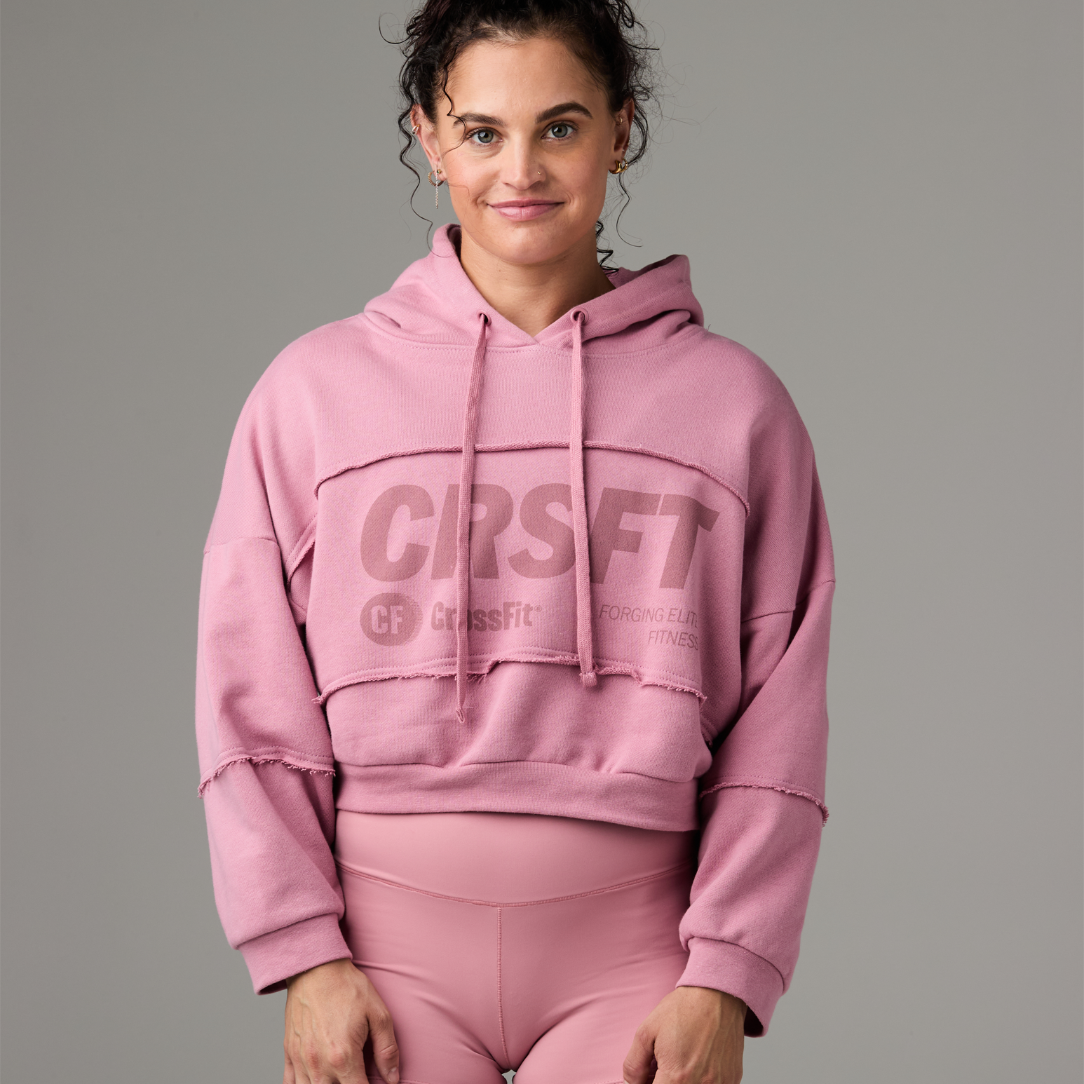 Women's CRSFT Terry Crop Hoodie