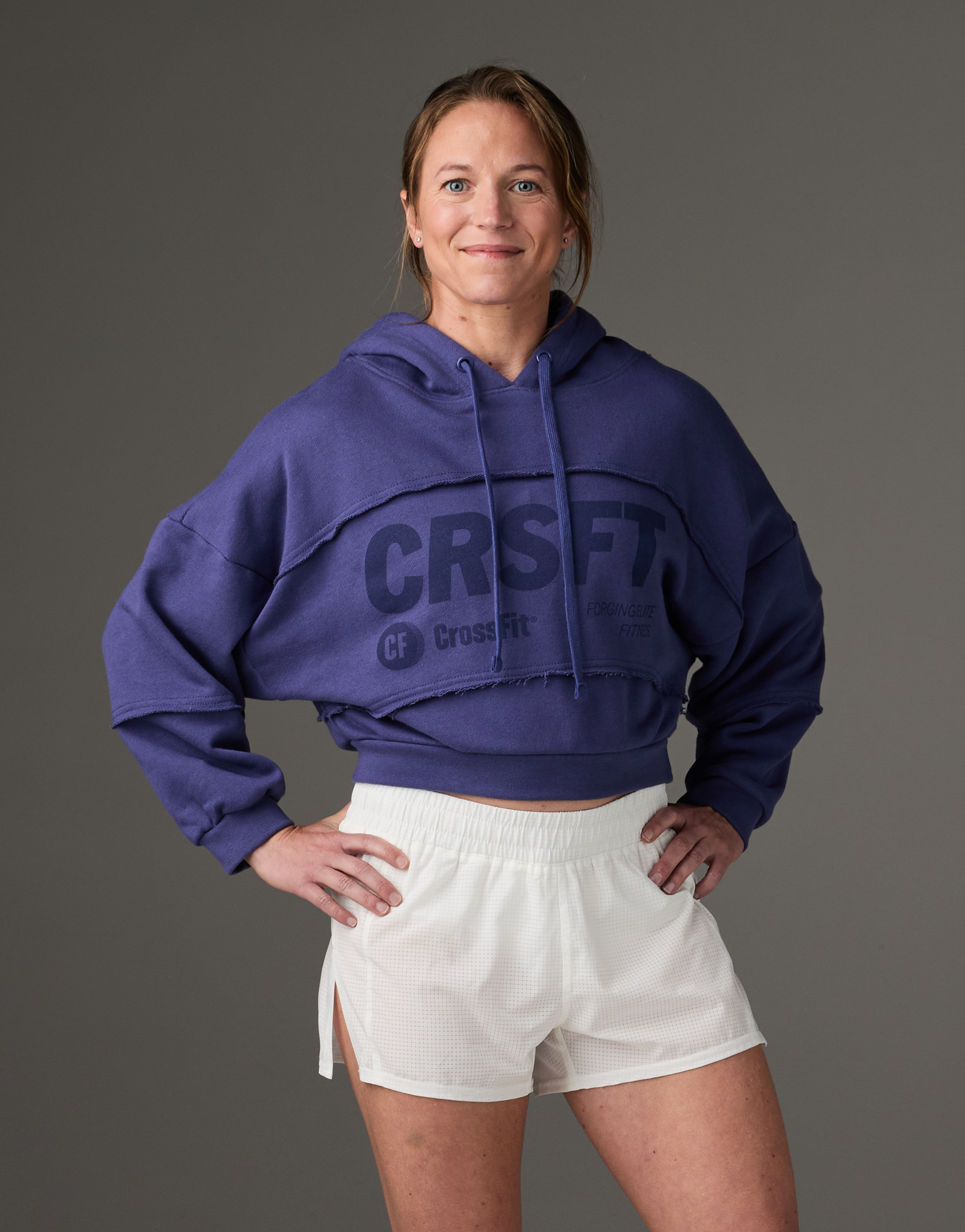 Women's CRSFT Terry Crop Hoodie