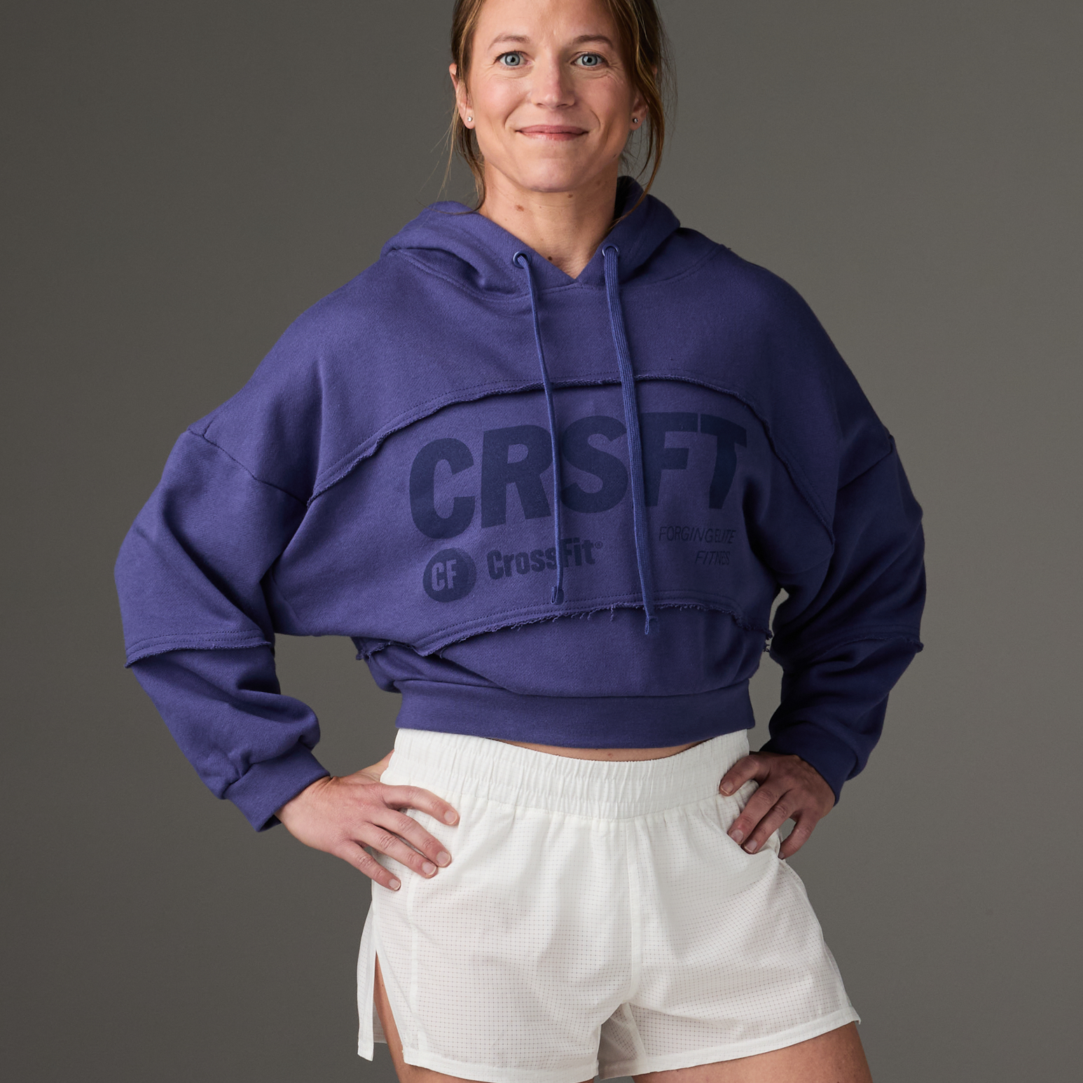 Women's CRSFT Terry Crop Hoodie